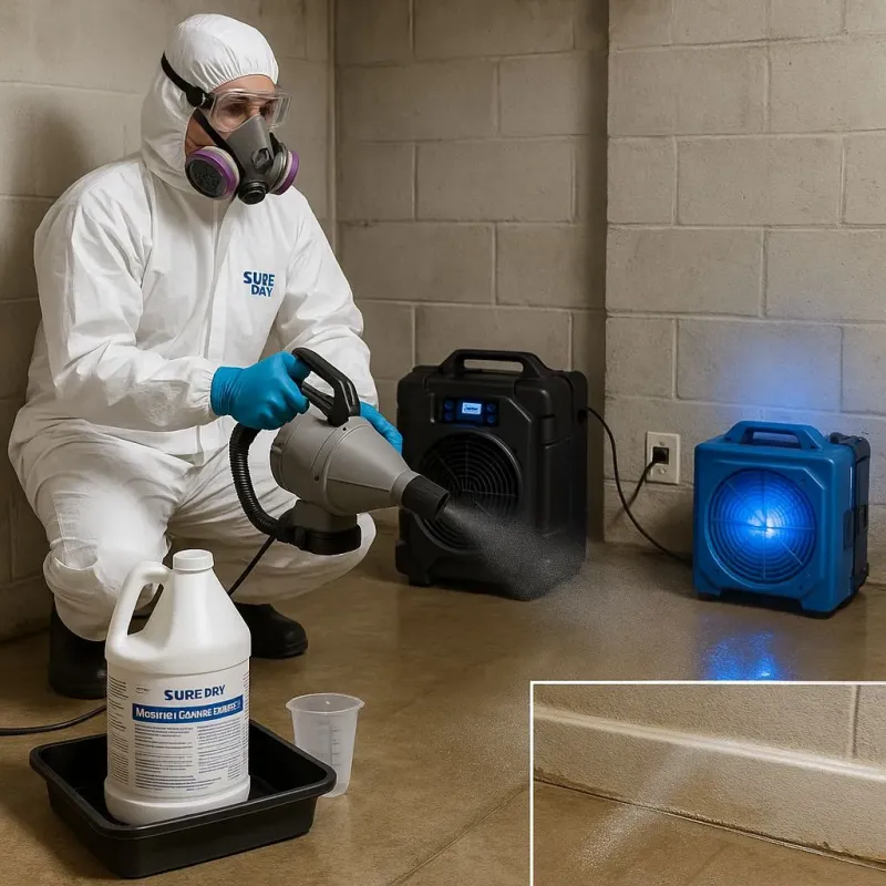 Sanitization and Odor Removal process in Massapequa Park, NY